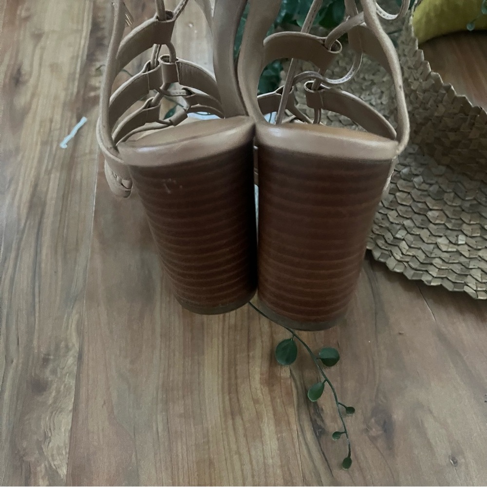 Coach Cream Gladiator Sandals - Picture 5 of 6